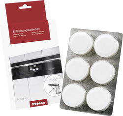 Miele Descaling Tablets for Coffee Machines, Steam Ovens, FashionMaster, Ovens and Cookers, Pack of 6