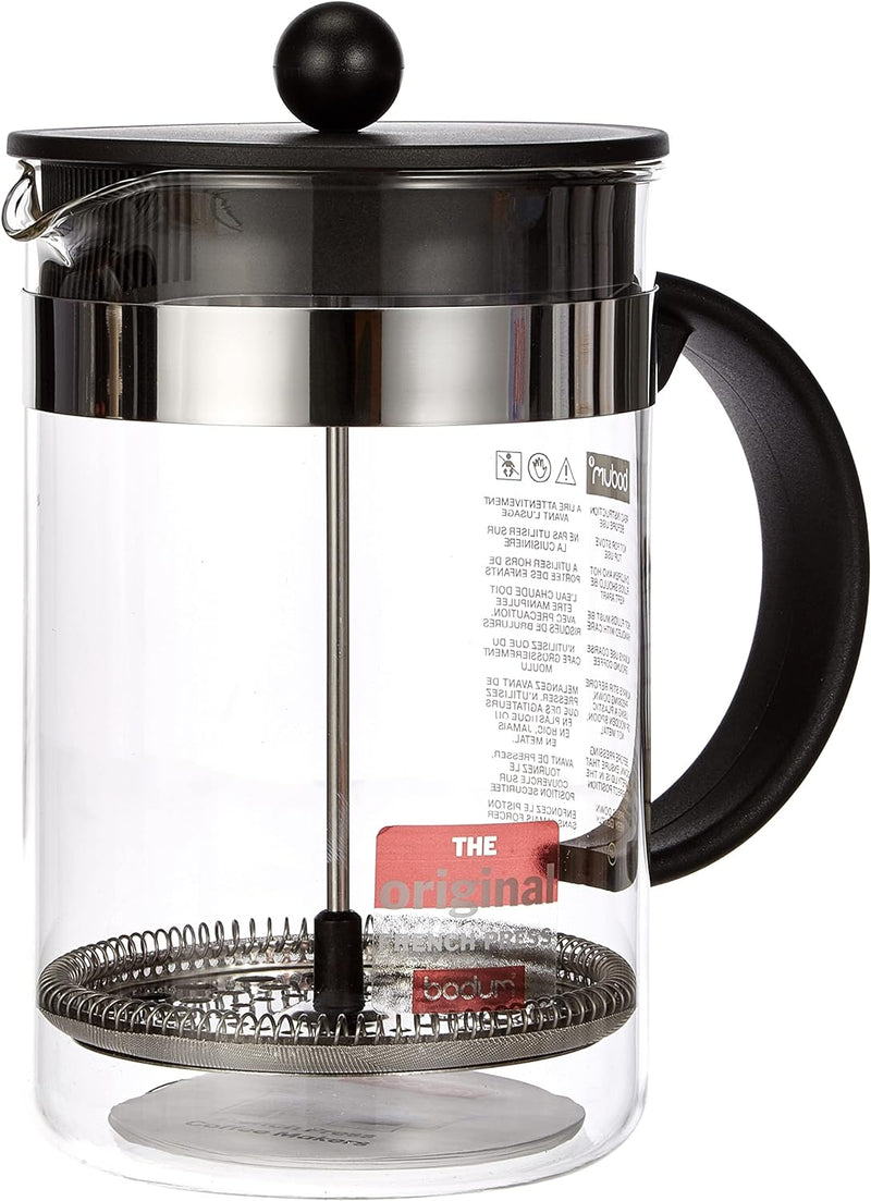 Bodum Bistro Nouveau French Press Coffee Maker, 12 Cup, 51-Ounce