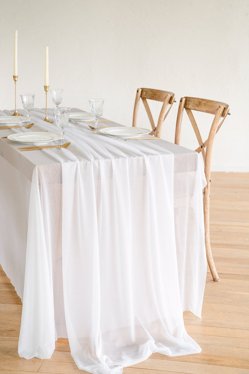 White  Beige Table Linens