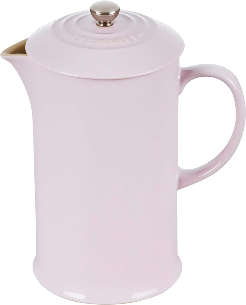 Le Creuset Stoneware French Press, 34 oz., Cerise