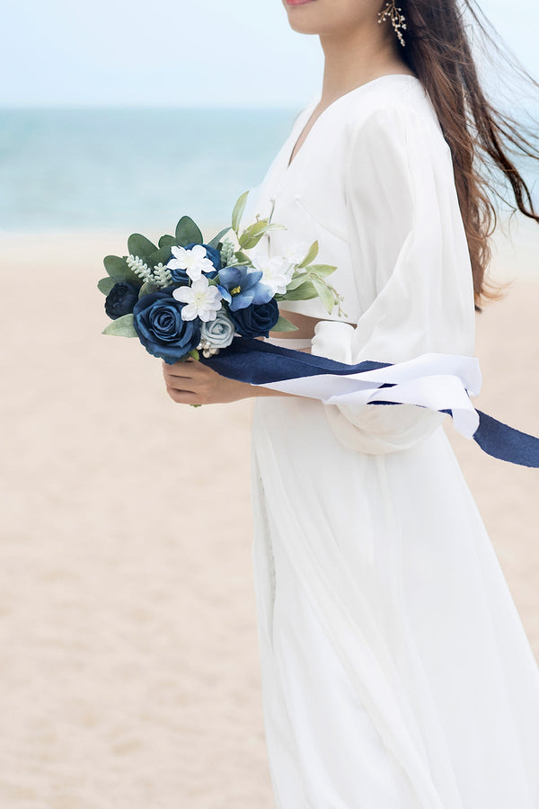 Navy Blue Bridesmaid Posy