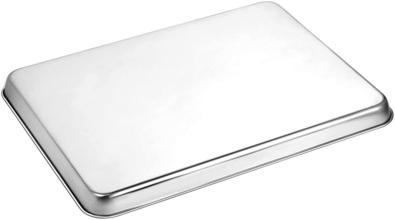 Wildone Baking Sheet Set of 3, Stainless Steel Cookie Sheet Baking Pan, 9/12/16 Inch, Non Toxic & Heavy Duty & Easy Clean