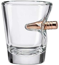 BenShot Shot Glass with Real .308 Bullet - 2oz | Made in the USA