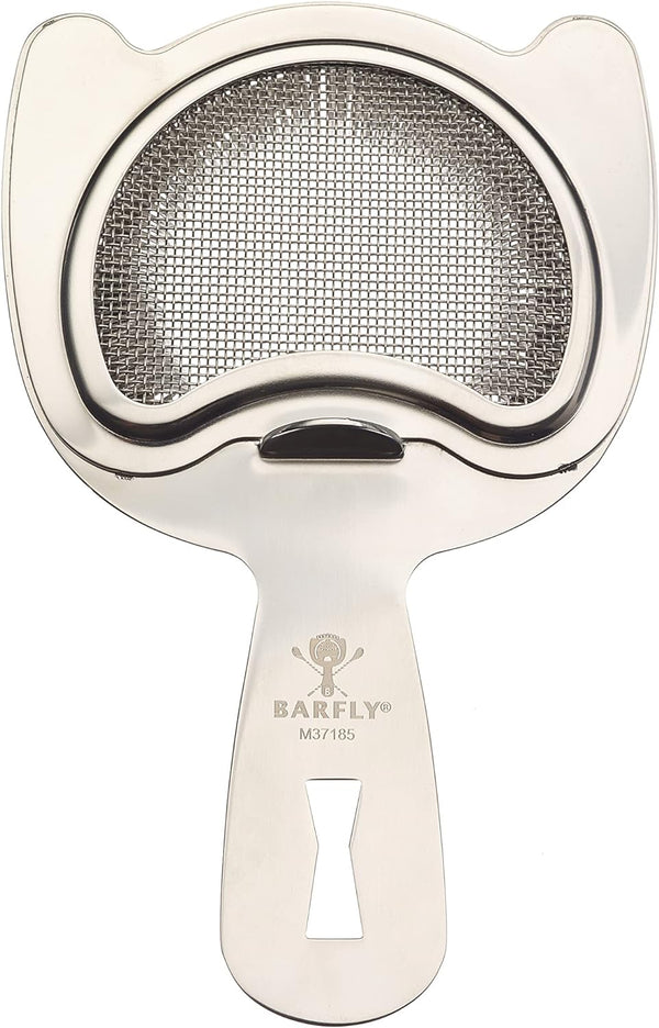 Barfly Fine Mesh Spring Strainer, Stainless Steel