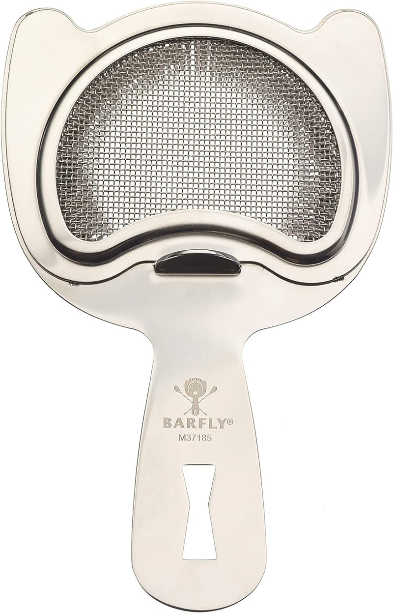 Barfly Fine Mesh Spring Strainer, Stainless Steel