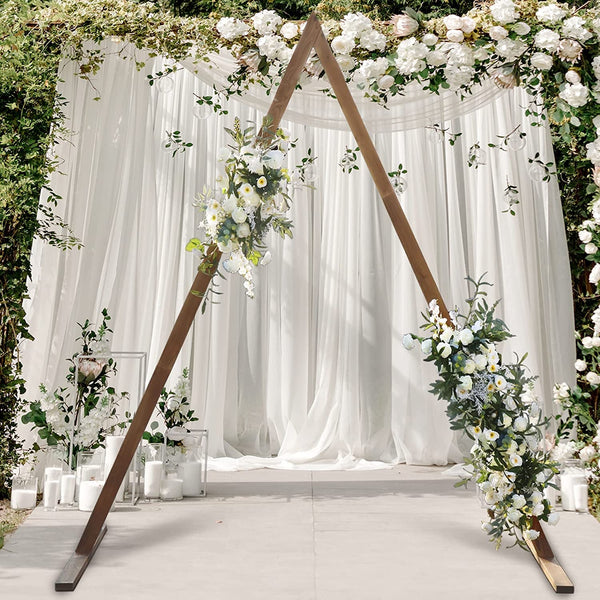 Rustic Wooden Wedding Arch - 102FT Ceremony Decor