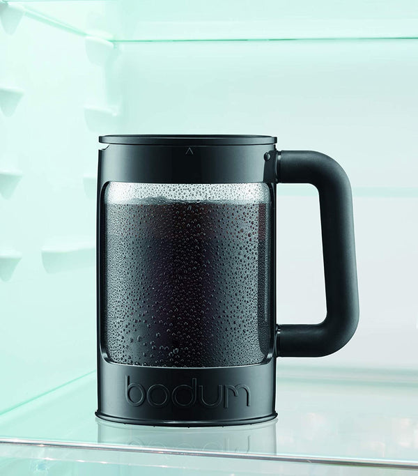 bodum Bean Cold Brew Press and Iced Coffee Maker, 51 Oz., 51 Ounce, Black