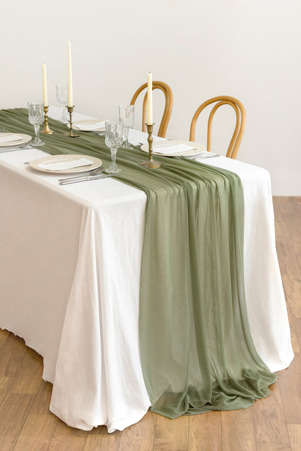 Champagne Christmas Table Linens
