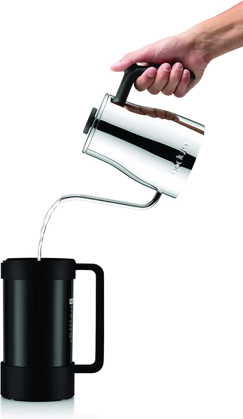 Bodum Bean Sustainable French Press Coffee Maker, 34 Ounce, Black