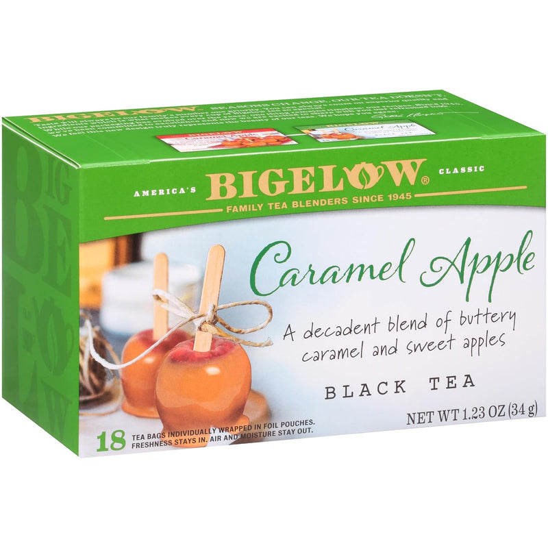 Bigelow Tea Ginger Snappish Herbal Tea, Caffeine Free, 18 Count (Pack of 6), 108 Total Tea Bags