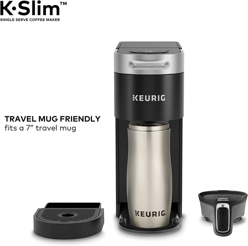 Keurig K- Slim Single Serve K-Cup Pod Coffee Maker, Multistream Technology, Black