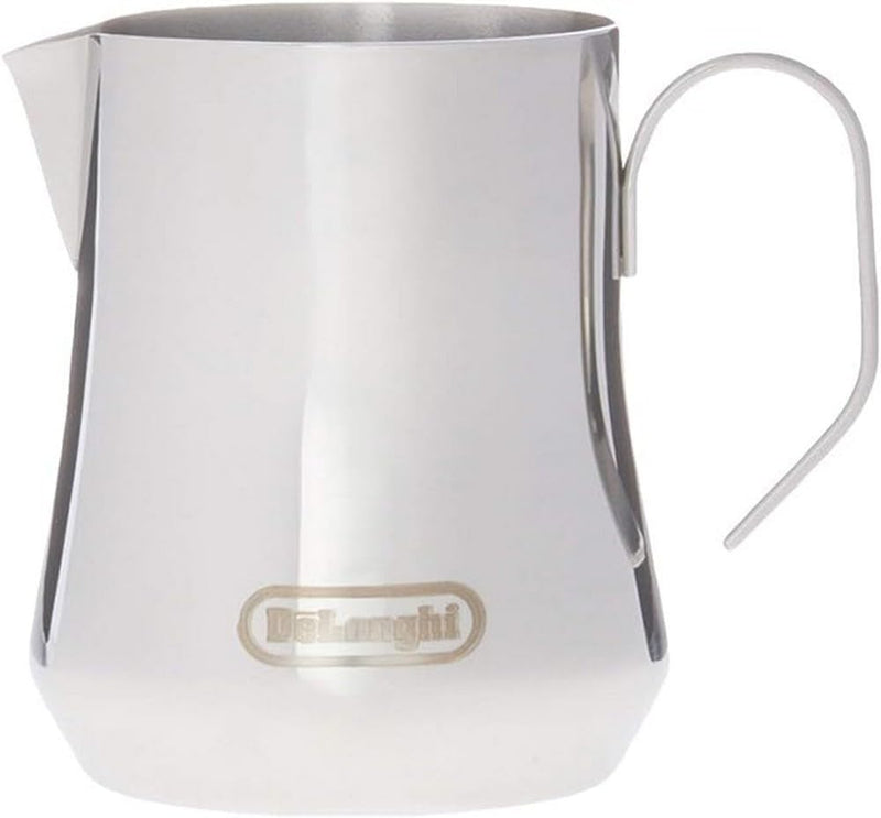 De'Longhi DLSC060 Milk Frothing Jug, 12 oz, Stainless Steel