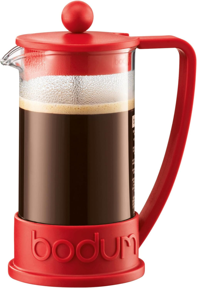 Bodum 10948-01BUS Brazil French Press Coffee and Tea Maker, 12 Ounce, Black