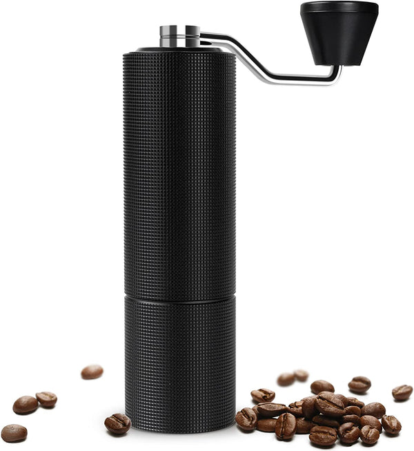 TIMEMORE Chestnut C3 MAX Manual Coffee Grinder, Stainless Steel Conical Burr, Hand Coffee Grinder with Internal Adjustable Setting, for Pour Over Drip Coffee French Press, Black