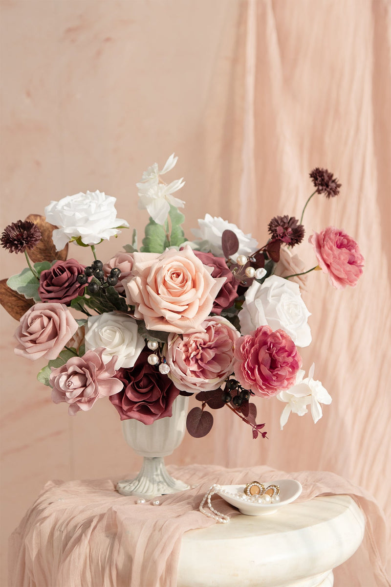 Designer Flower Boxes - DIY Dusty Rose  Mauve