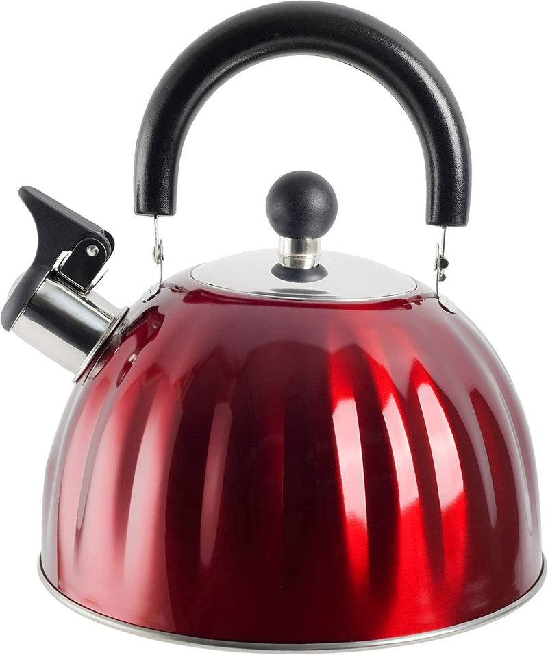 Mr. Coffee Flintshire 1.75-Quart Whistling Tea Kettle Stainless Steel (91407.02) (93586562M)