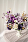 Lilac Purple Designer Flower Boxes