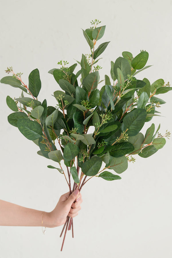 Green Eucalyptus Wreath - 6PCS