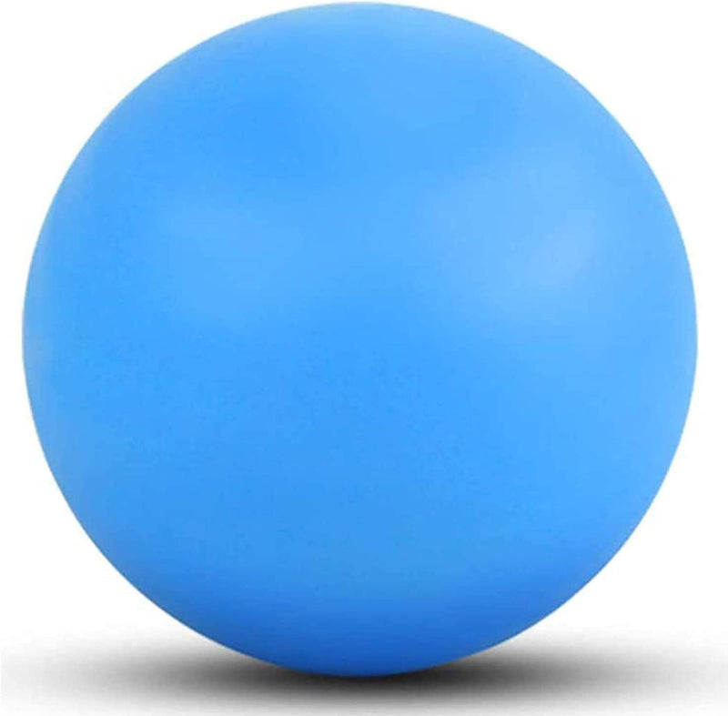 WOVTE Massage Lacrosse Ball for Sore Muscles, Shoulders, Neck, Back, Foot, Body, Deep Tissue, Trigger Point, Muscle Knots, Yoga and Myofascial Release (Blue)