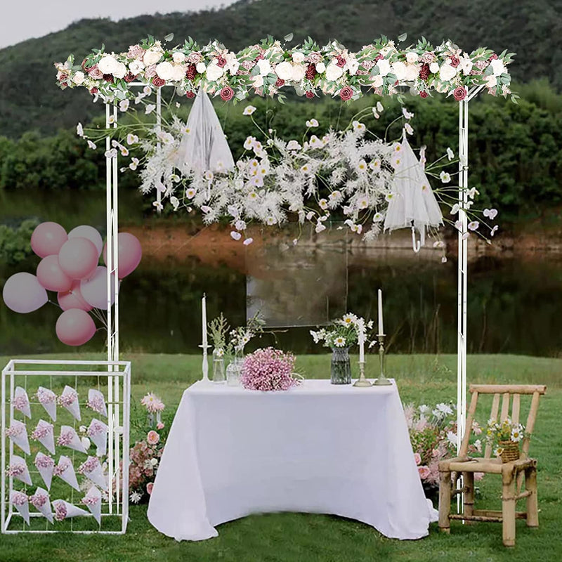 Metal Wedding Arch - 68Ft Balloon Backdrop for Party or Ceremony Decor