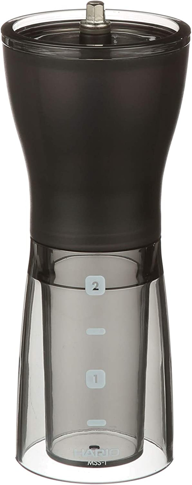Hario Ceramic Coffee Mill - 'Mini-Slim Plus' Manual Coffee Grinder 24g Coffee Capacity