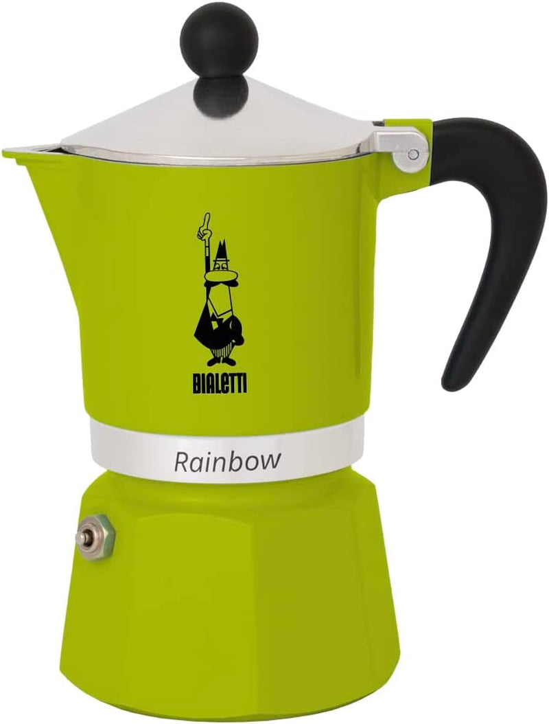 Bialetti 4983 Rainbow Espresso Maker, Yellow