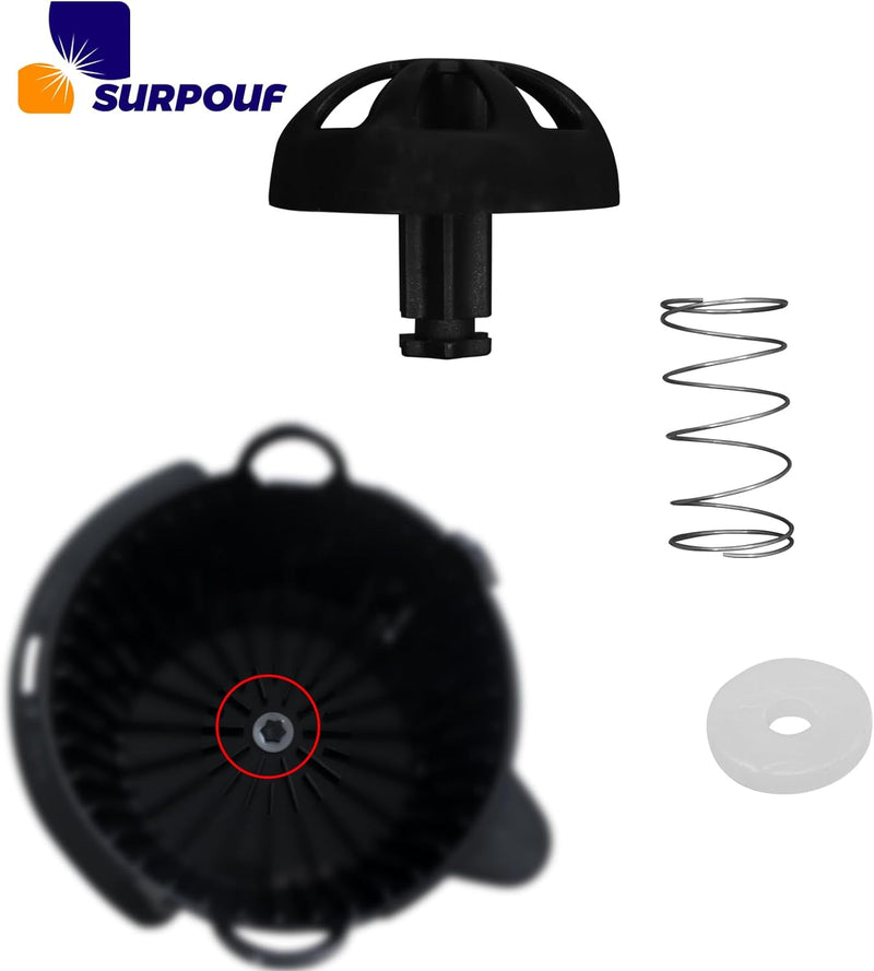 SURPOUF Coffee Replacement Brew Basket Spring Loaded Stopper Kits Fits For Mr. Coffee 112435-000-000 185774-000-000 Hamilton 990117900 990237500 Coffee Machine Accessory