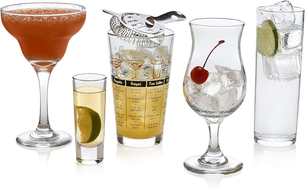 Libbey Mixologist 18-Piece Bar in a Box Cocktail Set