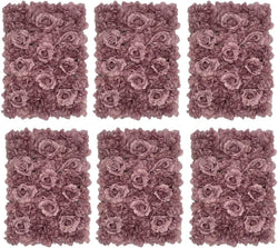 Purple Flower Wall Panels 6 Pack - Perfect for Weddings Events Bridal and Baby Showers and Photography Backdrops 24x16 Inches