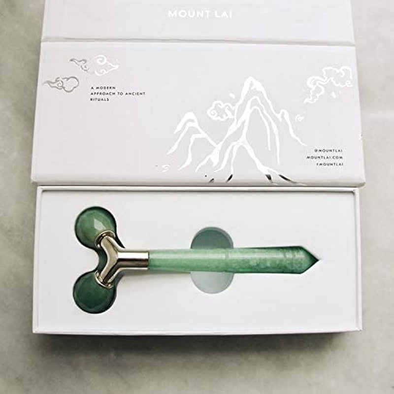 Mount Lai Jade Tension Melting Massager for Face and Neck | Neck and Face Jade Roller for Relieving Tensions