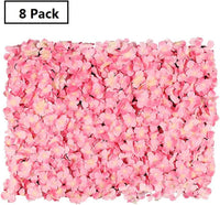 12 Pack Artificial Silk Rose Flowers Wall Panel 23.6 X 15.7 Inch/Pack Wedding Photography Party Floral Backdrop Wall Decoration Screen Panel - Pink