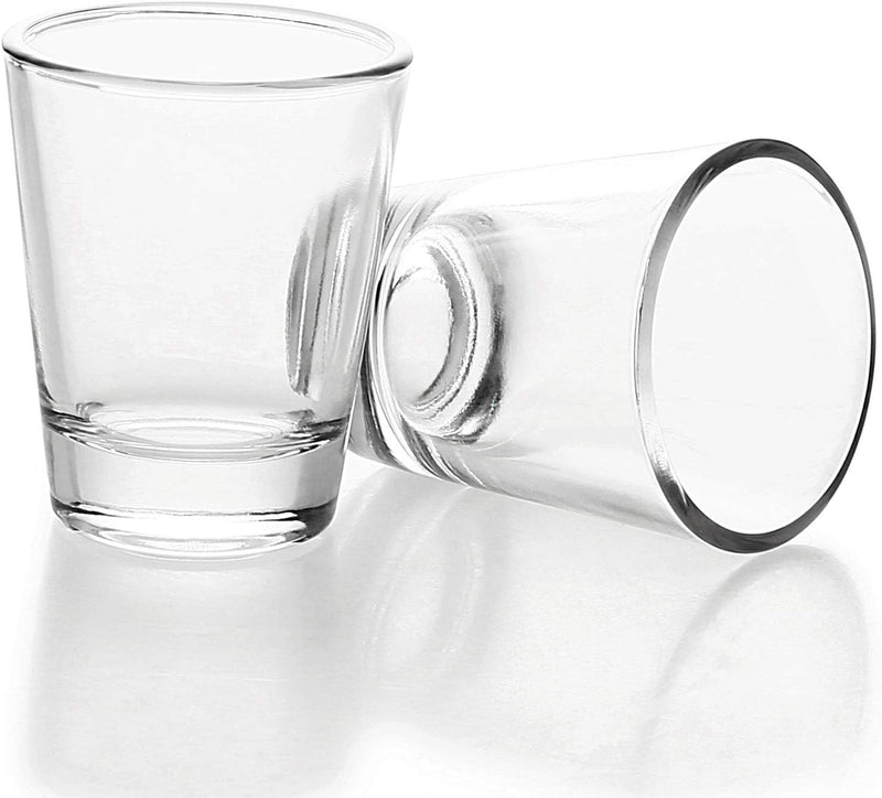 BCnmviku 1.5 oz Shot Glasses Sets with Heavy Base, Clear Shot Glass (6 Pack)