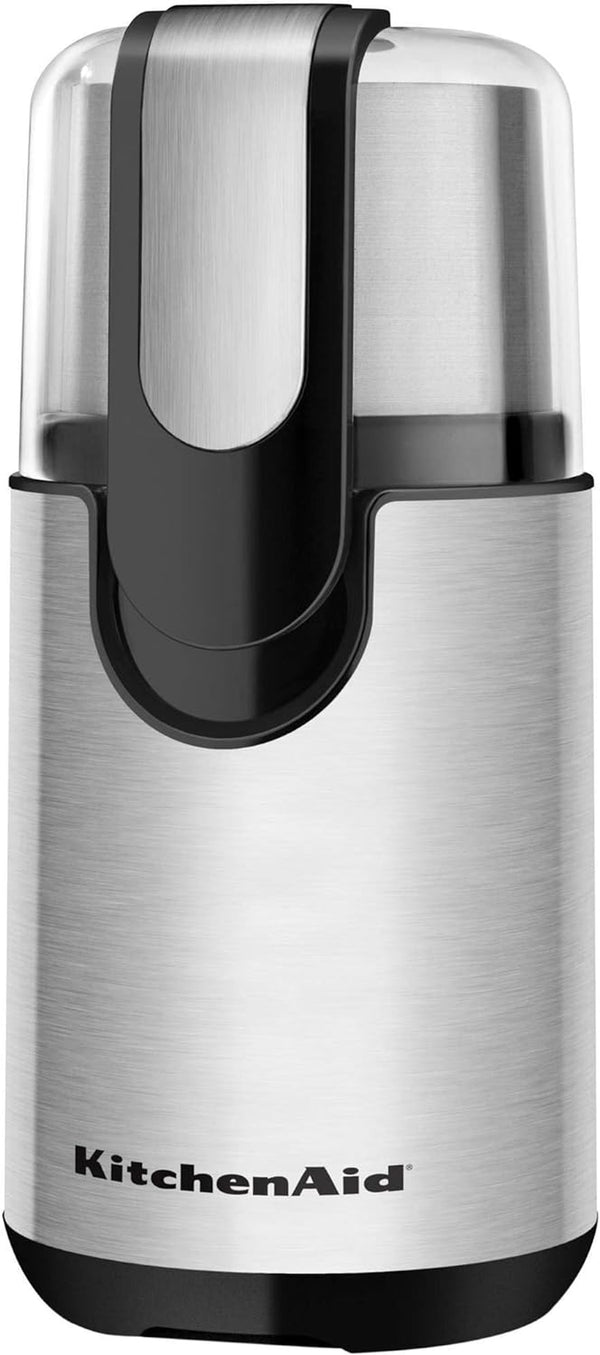 KitchenAid BCG111OB Blade Coffee Grinder - Onyx Black (Renewed)