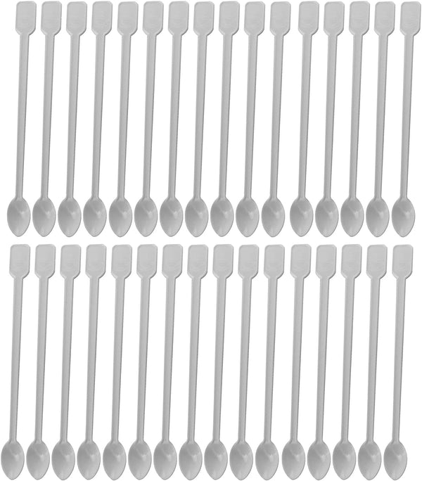 Coffee Spoon 500 PCS Disposable Tiny Coffee Tea Spoon White Plastic Stir Cocktail Sticks Mini Tea Stirrer