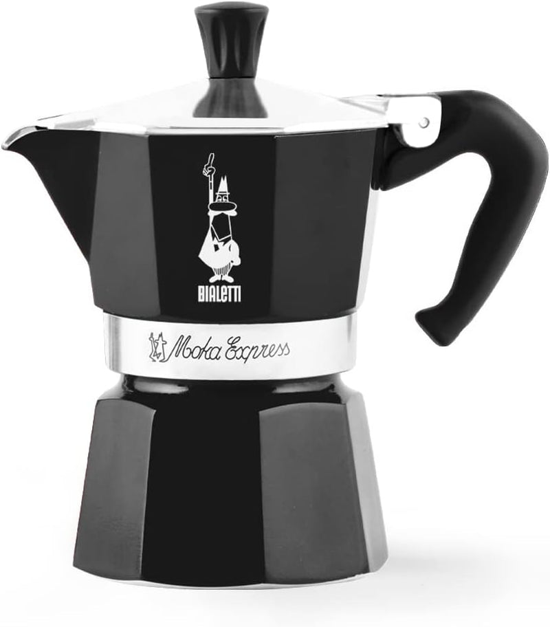 Bialetti - Moka Express Italia Collection: Iconic Stovetop Espresso Maker, Makes Real Italian Coffee, Moka Pot 6 Cups (9 Oz - 270 Ml), Aluminium, Colored in Red Green Silver