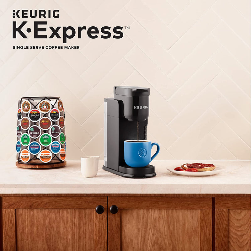 Keurig K-Express Coffee Maker, Single Serve K-Cup Pod Coffee Brewer, Black, 12.8” L x 5.1” W x 12.6” H