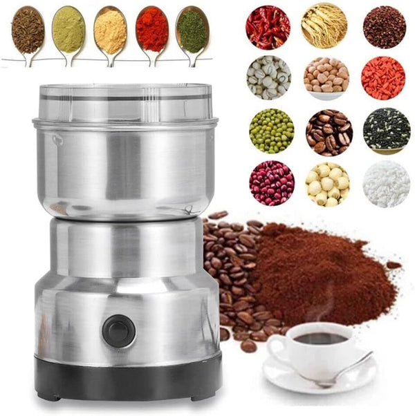 Mini Spice Coffee Grinder Electric 10s Fast Grinding Multifunction Smash Machine Portable Dry Grain Mill Grinder,Household Food Suitable Coffee Beans Grains Seasonings Spices
