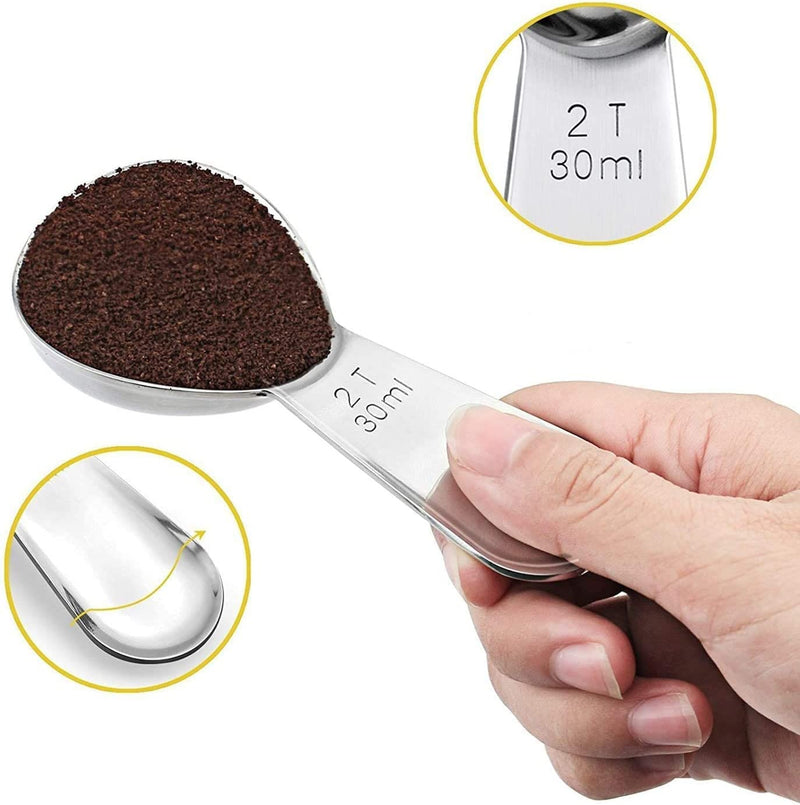 IZELOKAY Coffee Scoop, Stainless Steel 2 Table Spoon 30ML