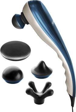 Wahl Deep Tissue Corded Long Handle Percussion Massager - Handheld Therapy with Variable Intensity to Relieve Pain in The Back, Neck, Shoulders, Muscles, & Legs for Arthritis - Model 4290-300