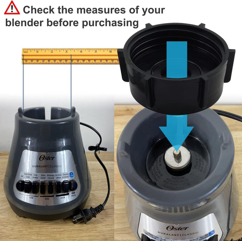 Glass Jar Set for Oster Blender with 125L Capacity