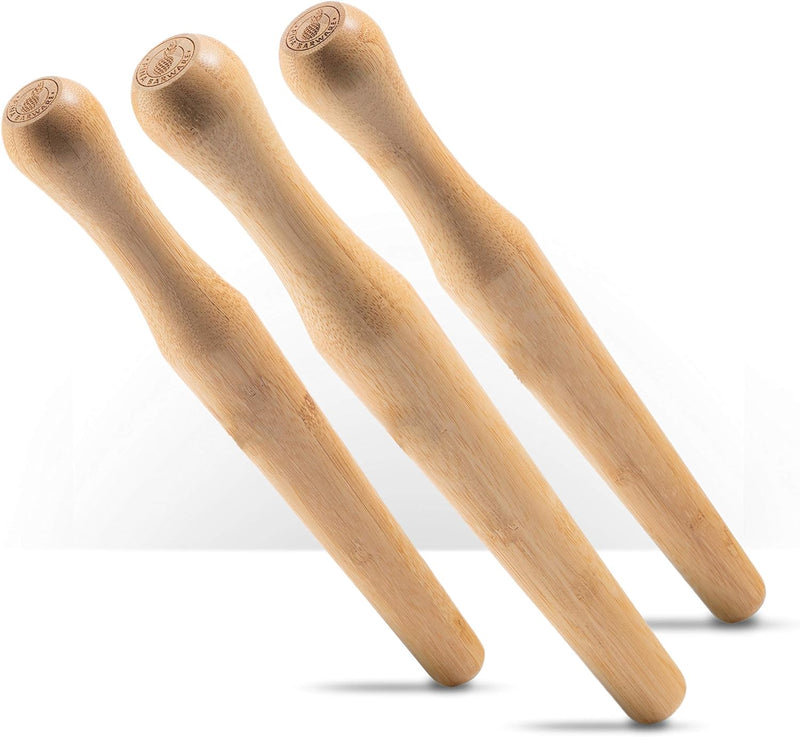 Piña Barware Professional Cocktail Muddler - 12" / 30cm Bamboo with Smooth Muddler (One Muddler)