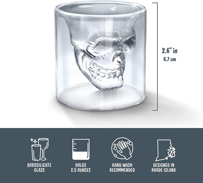 Genuine Fred DOOMED Crystal Skull Shotglass