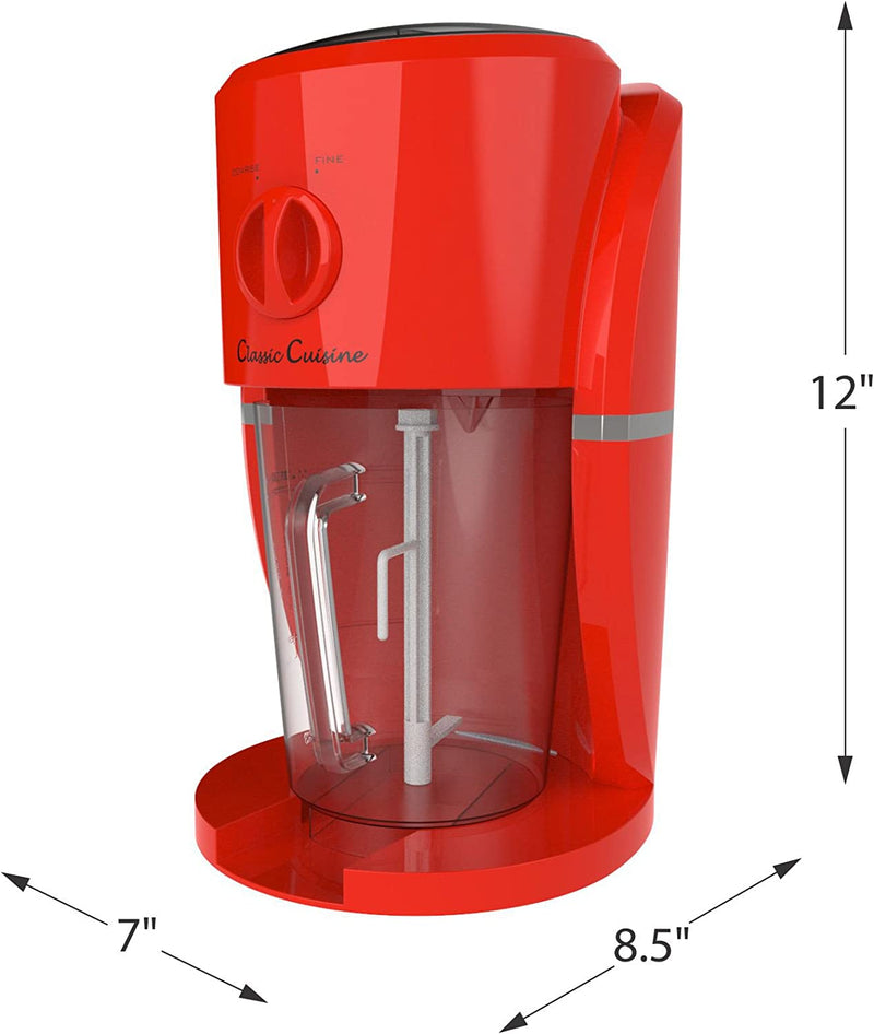 Frozen Drink Maker, Mixer and Ice Crusher Machine for Margaritas, Pina Coladas, Daiquiris, Shaved Ice Treats or Slushy Desserts by Classic Cuisine