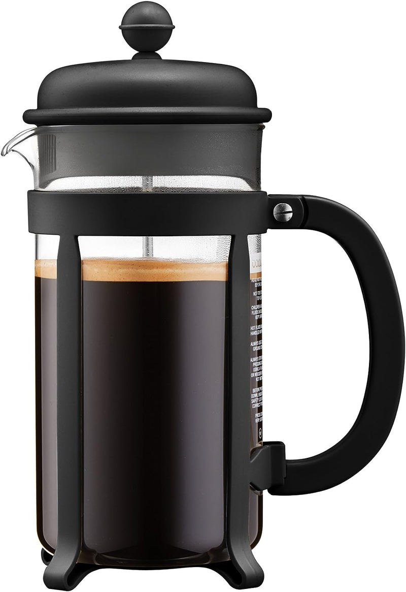 Bodum Java French Press Coffee Maker, 34 Ounce, 1 Liter, (8 Cup), Black