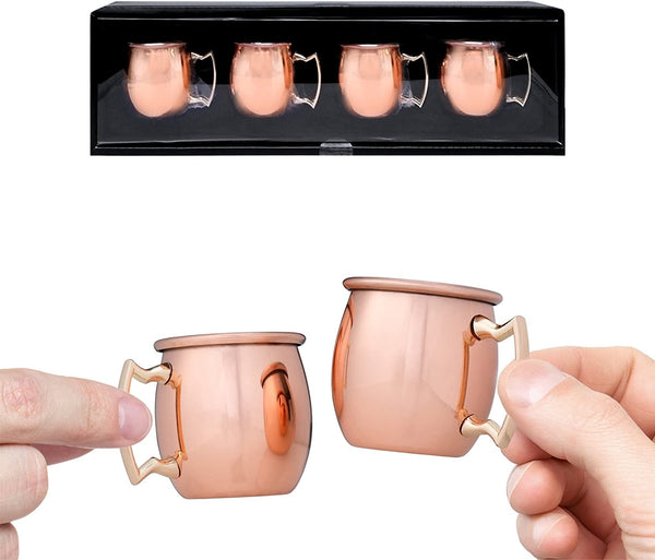Decodyne Moscow Mule Shot Glasses - 2-ounce (Set of 4)