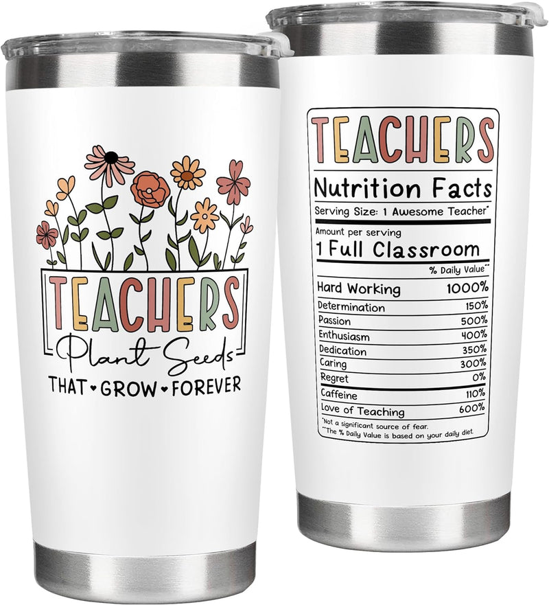 Teacher Appreciation Gifts - Teacher Gifts For Women - Thank You Teacher Gifts, Teachers Appreciation Gifts - Teacher Birthday Gifts, Teacher Christmas Gifts for Women - 16 Oz Teacher Can Glass