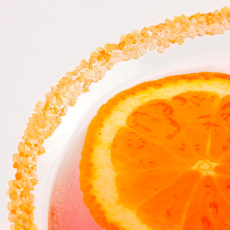 The Spice Lab Zesty Orange Sugar Glass Cocktail Rimmer for Martinis & Margaritas - Great Orange Sugar Margarita Rimmer- Gluten Free Non-GMO No MSG All Natural Brand - Rim Sugar for Cocktails