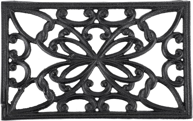 Sumnacon 1Pcs Round Cast Iron Trivet - 6.7 Inch Heat Resistant Iron Trivet for Hot Dish Pot Pan Plate Teapot, Rustic Cast Iron Hot Dish Plate Holder for Kitchen Dining Table Countertop Cooktop