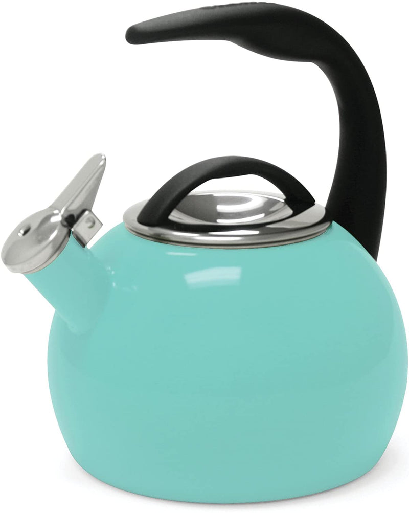 Chantal Anniversary Enamel on Steel Whistling Teakettle, 2 Quart, Marigold