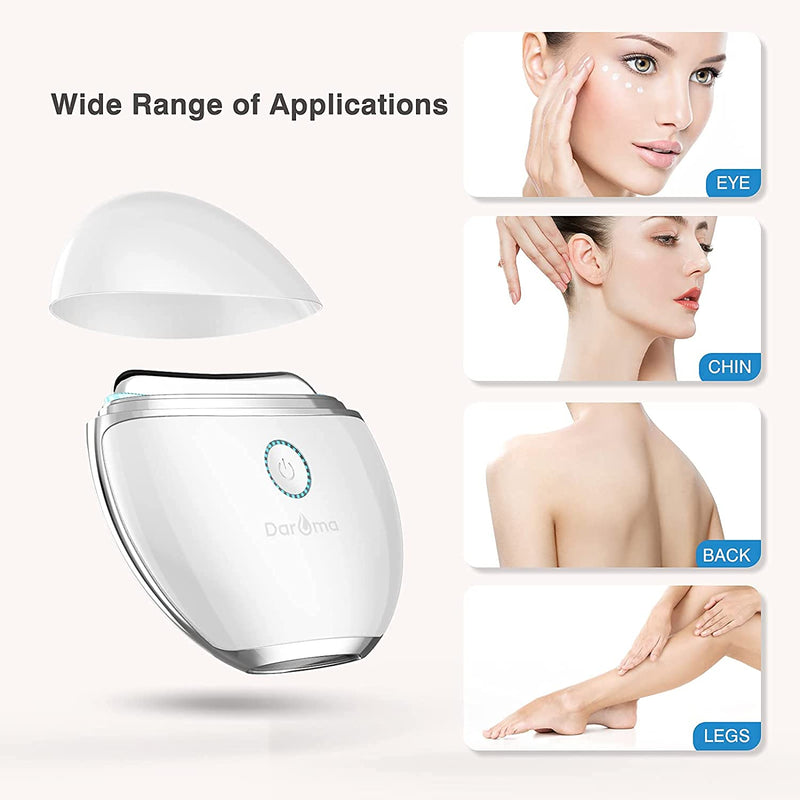 DAROMA Gua Sha Electric, 2024 Upgraded Facial & Body Massager Tools, 4 Features All in 1 Tech, Effective Anti-Aging, Wrinkle, Detox, Relieve Soreness and Pressure, Massager for Eyes, Neck